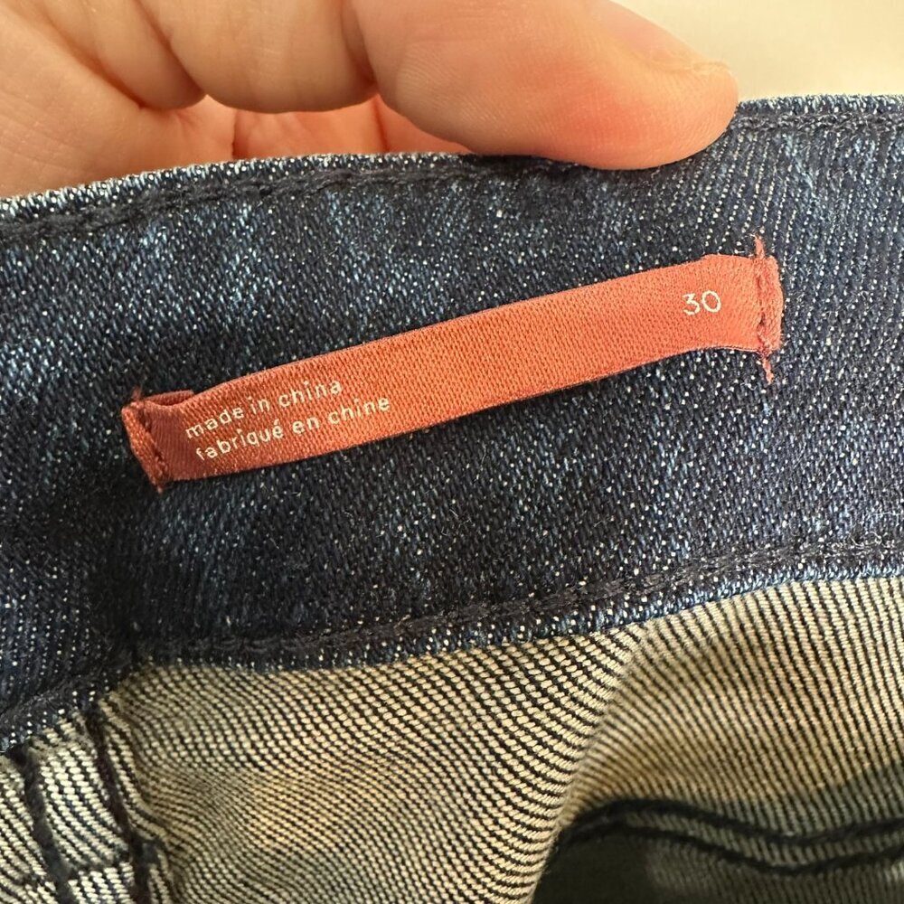 Anthropologie Pilcro Womens Jeans Size 30 Blue High Rise Cigarette Dark Wash - Picture 7 of 10